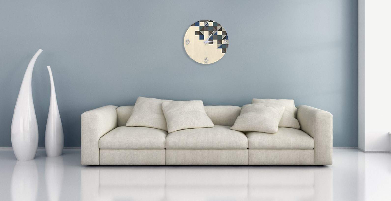 Wall Clock - Dolcevita BRIO Triangles (2024) - Artecrono