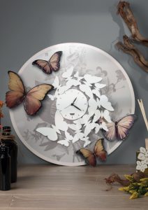 Wall Clock - Butterfly Mariposa (Orologio Mariposa)